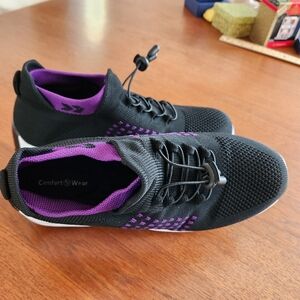 ComfortWear - Brand New Black and Purple Sneakers  W10/M8